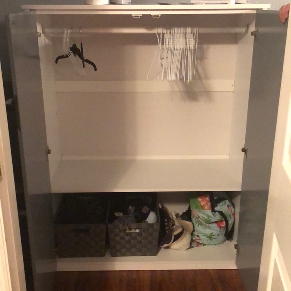 White/Grey Wardrobe or Storage - Picture 2 of 2